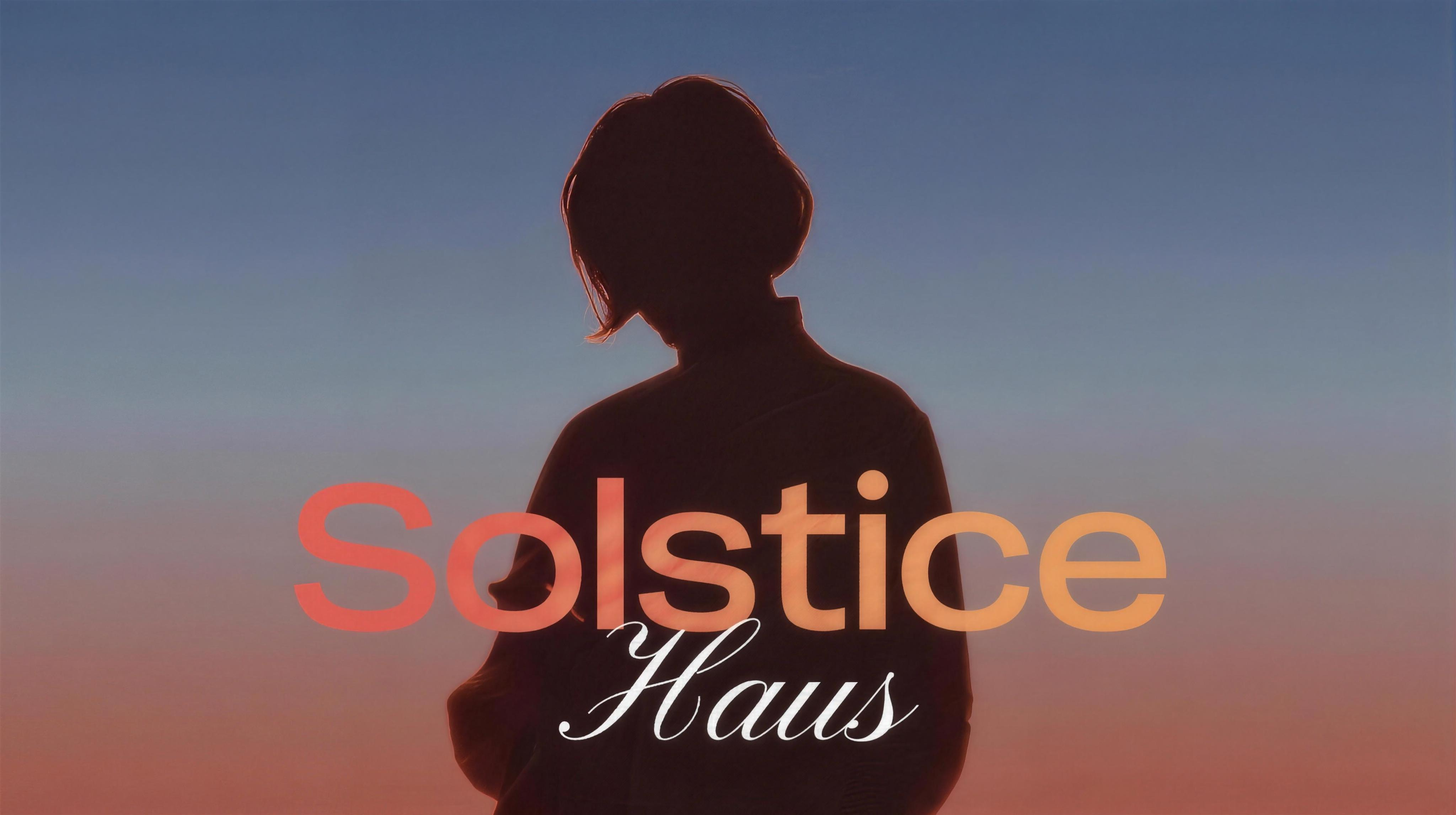 Solstice Haus dusk silhouette